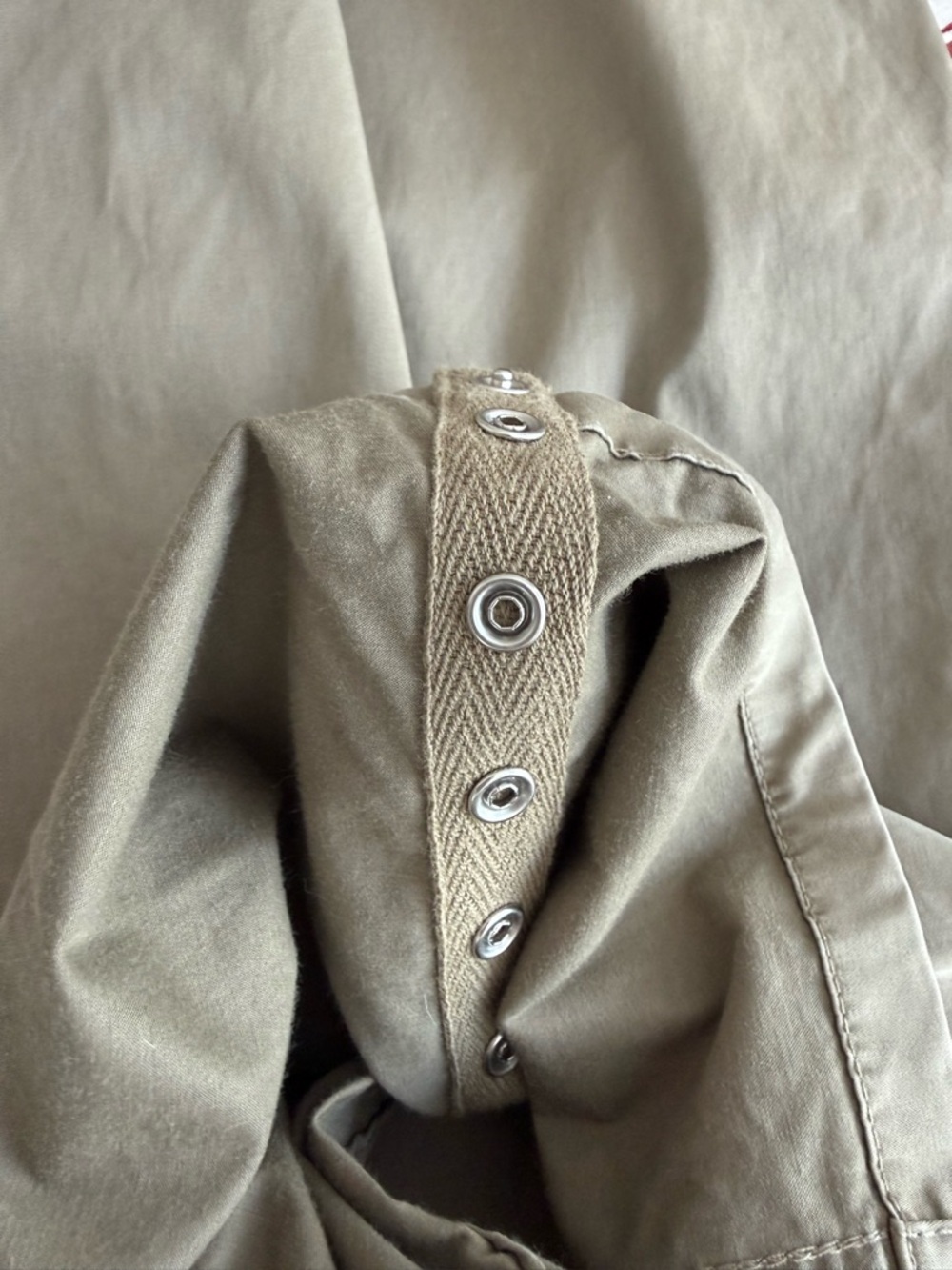 Tibi | Garment Dyed Silky Cotton Sid Chino Pant | Size 27S | Acorn - Picture 9 of 16
